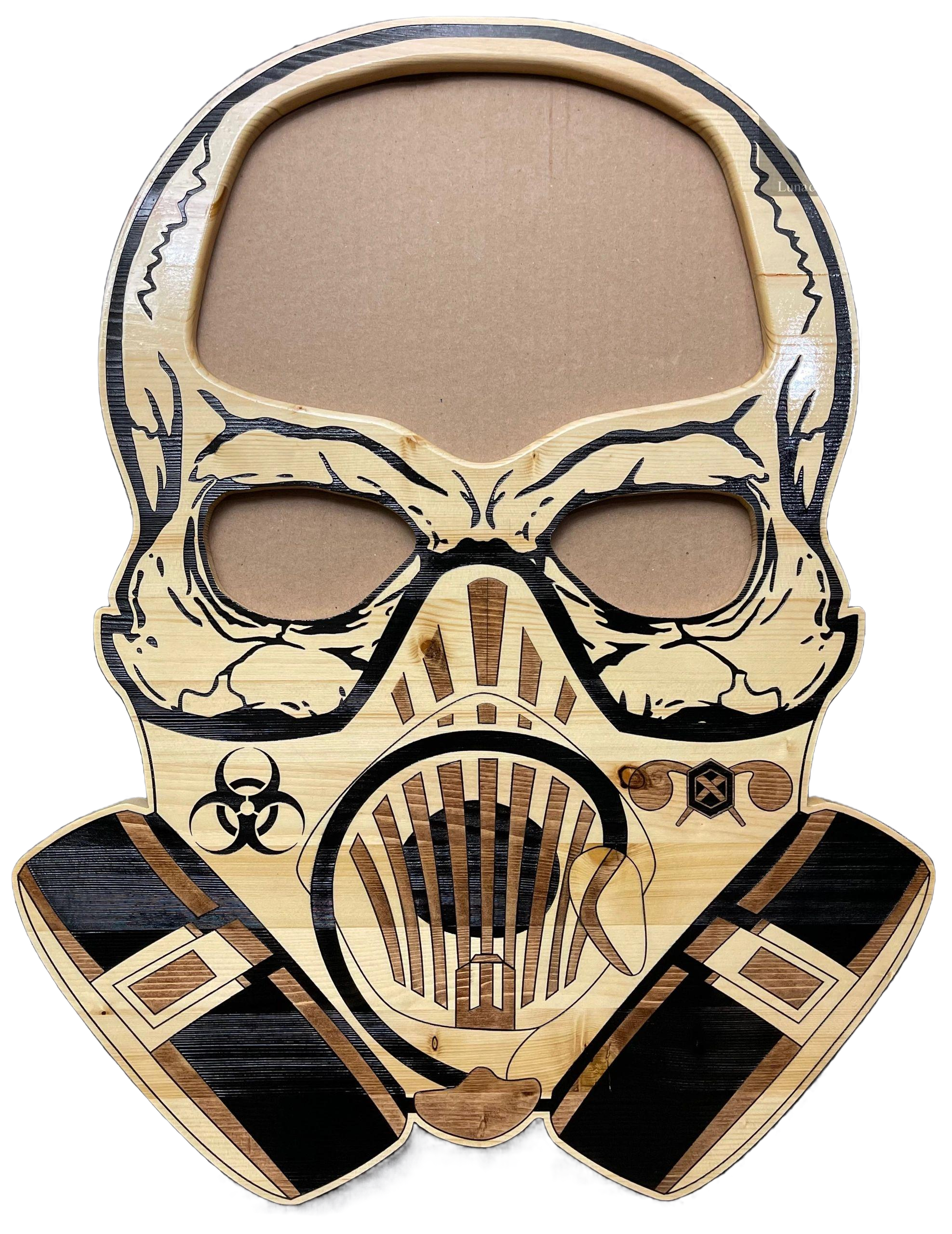 Gas Mask Skull Plaque Army/Air Force