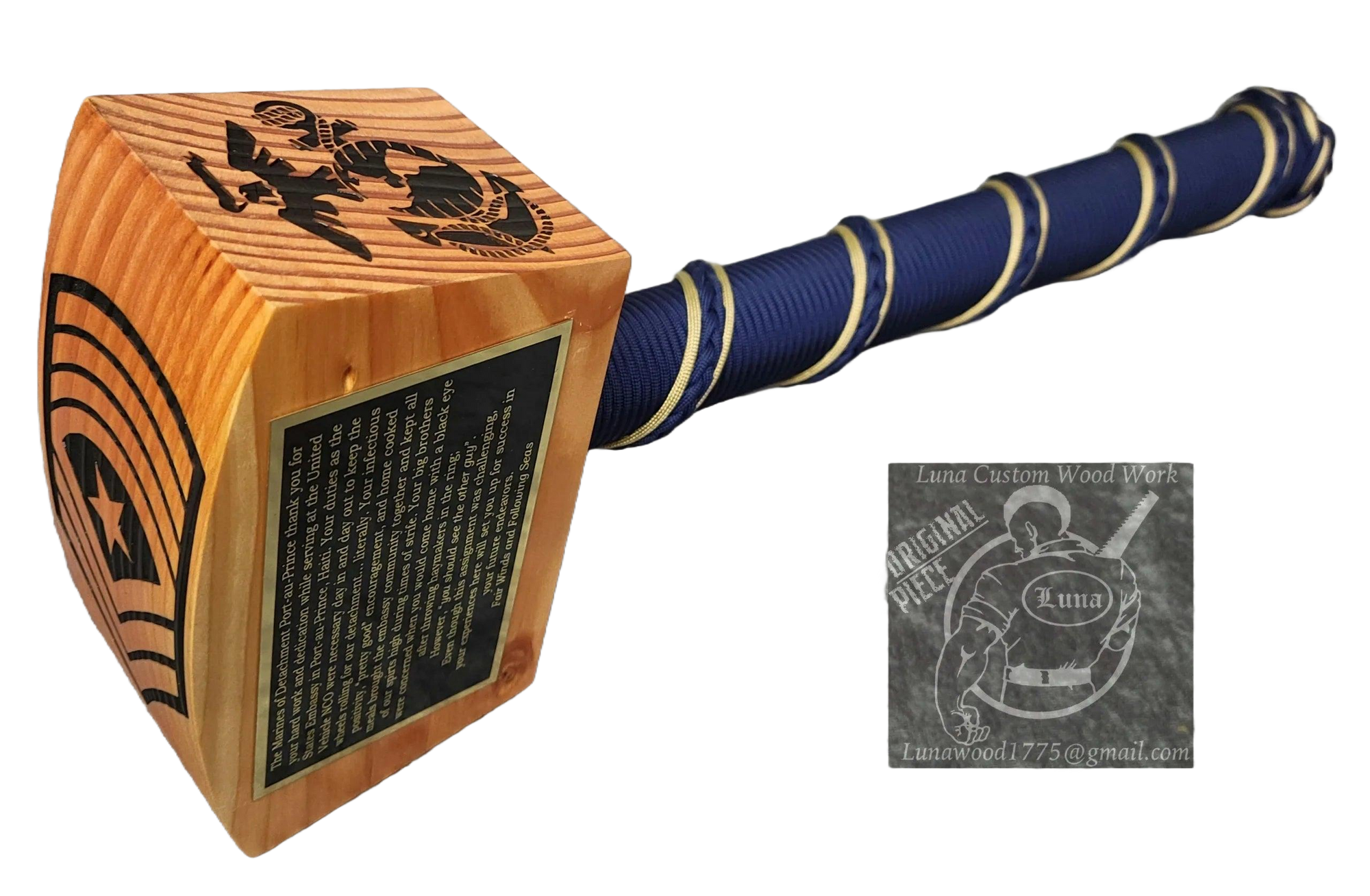 War Hammer, Navy Blue/Gold