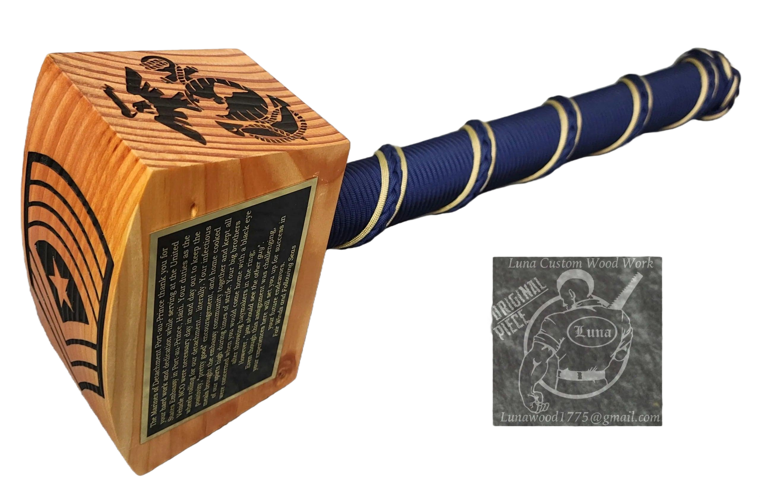 War Hammer, Navy Blue/Gold