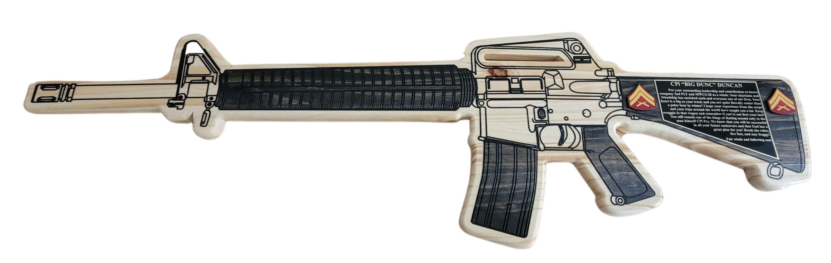 M16 Plaque