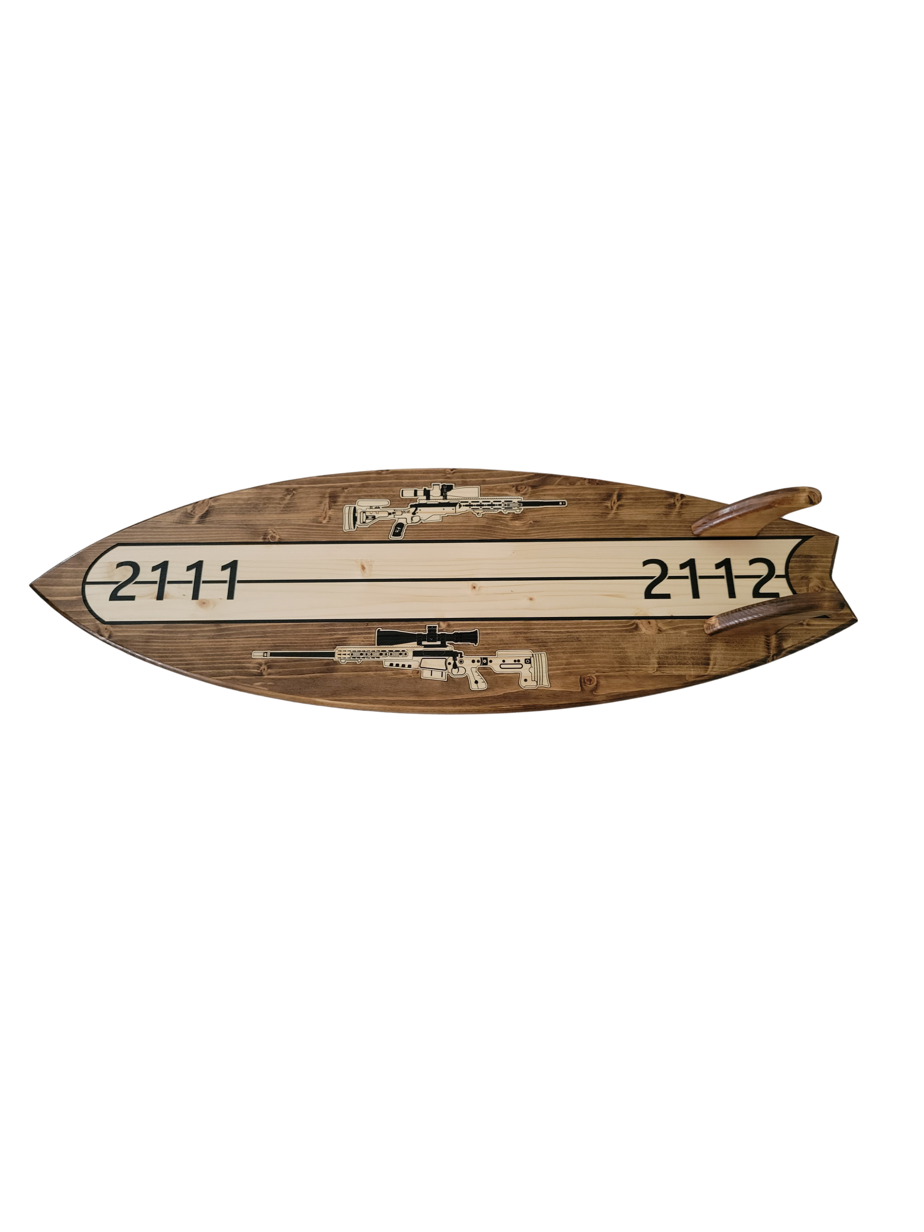 Surfboard plaque