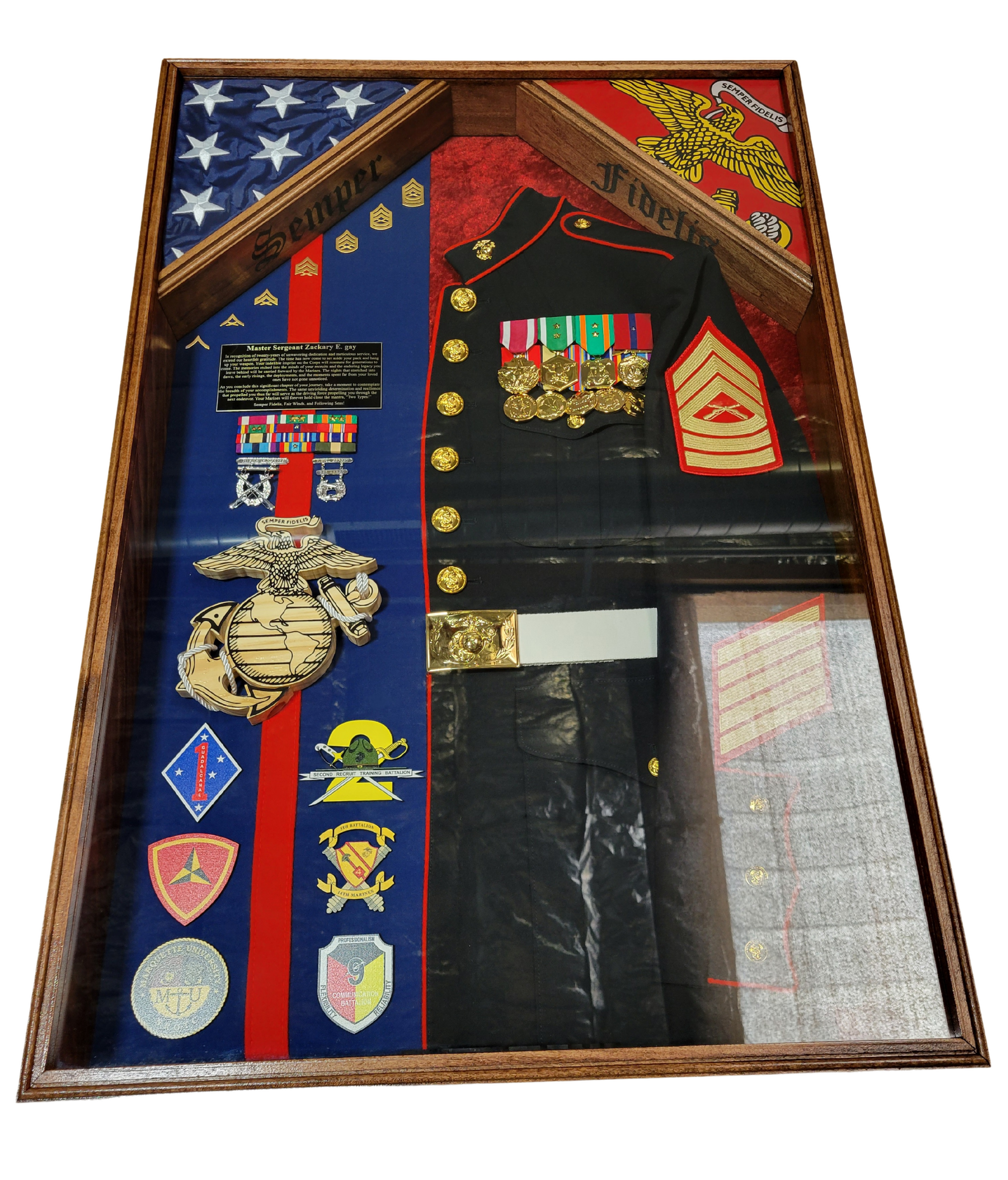 25 in x 37 in Custom Shadow Box