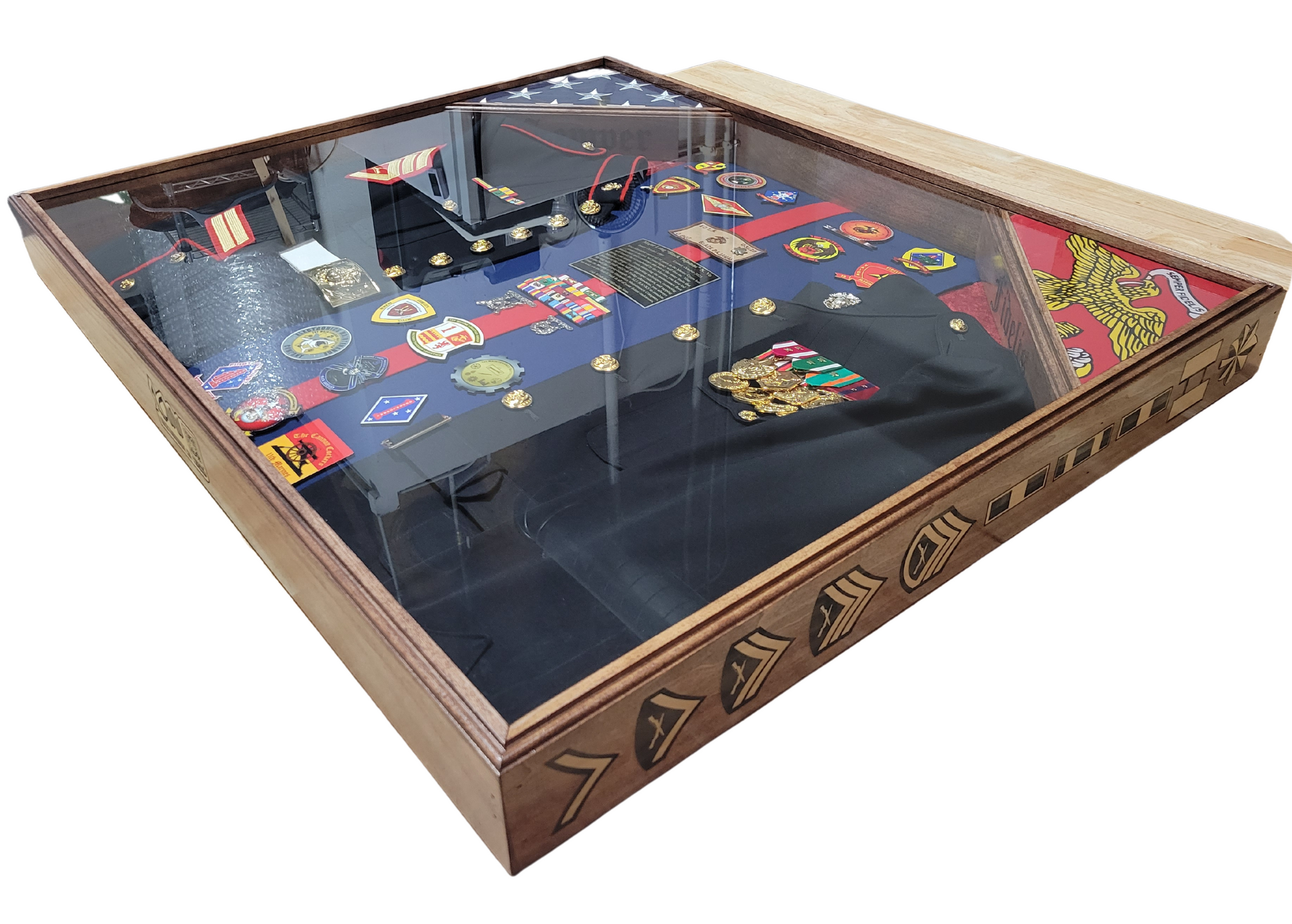 31 in x 37 in Custom Shadow Box