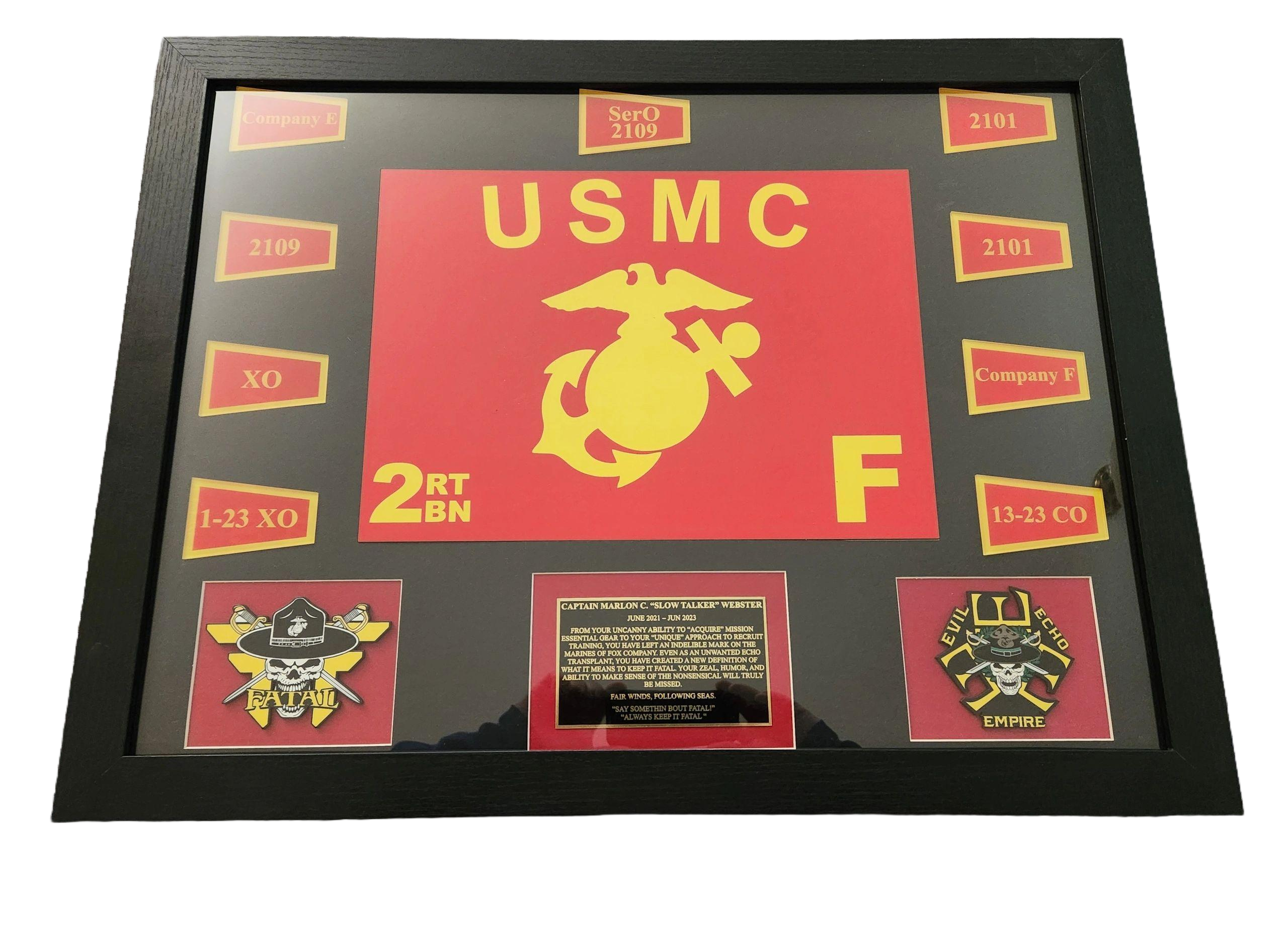 Framed Custom Guidon