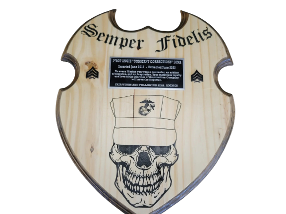 Semper Fi Shield with cover