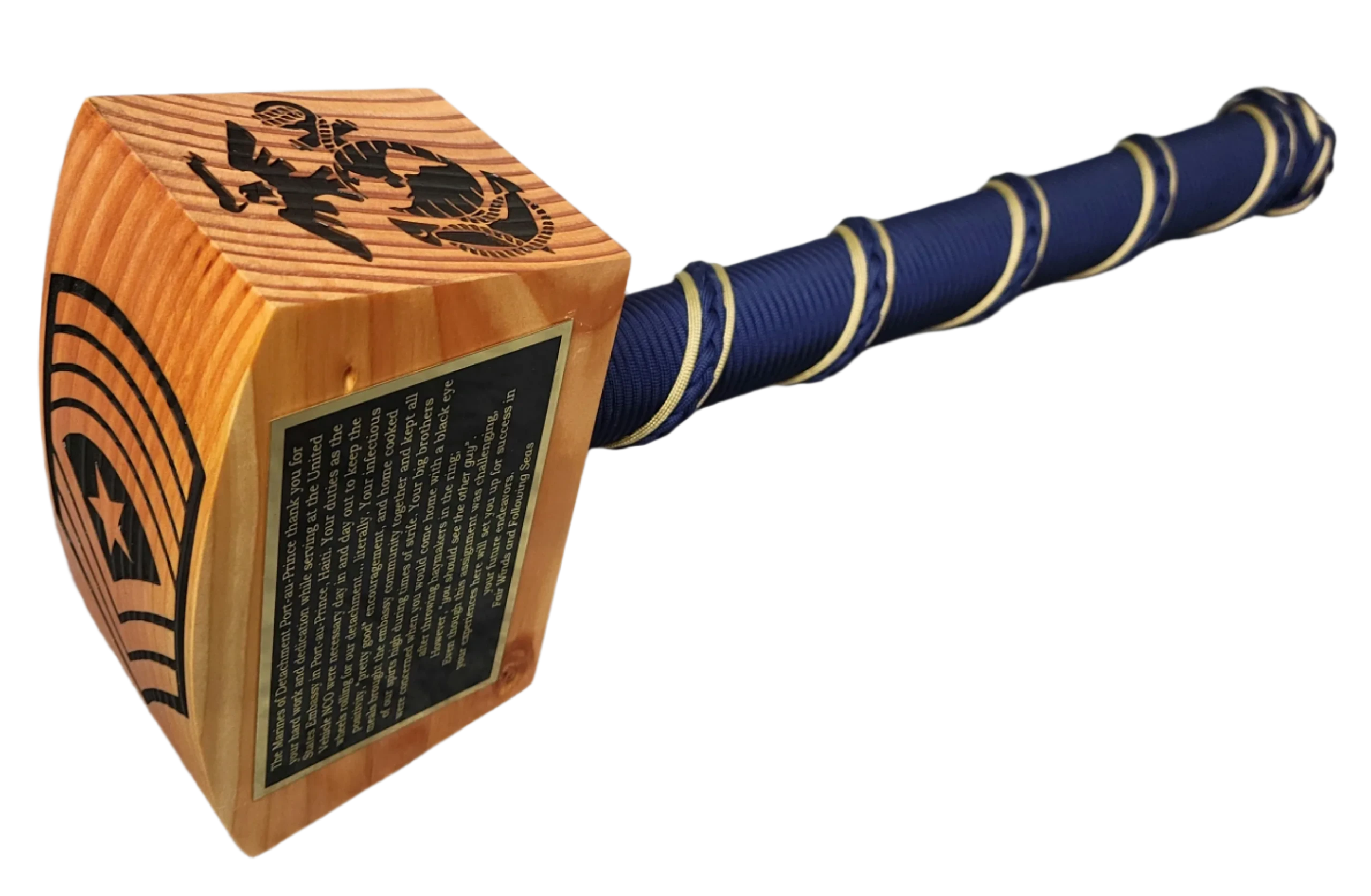War Hammer, Navy Blue/Gold