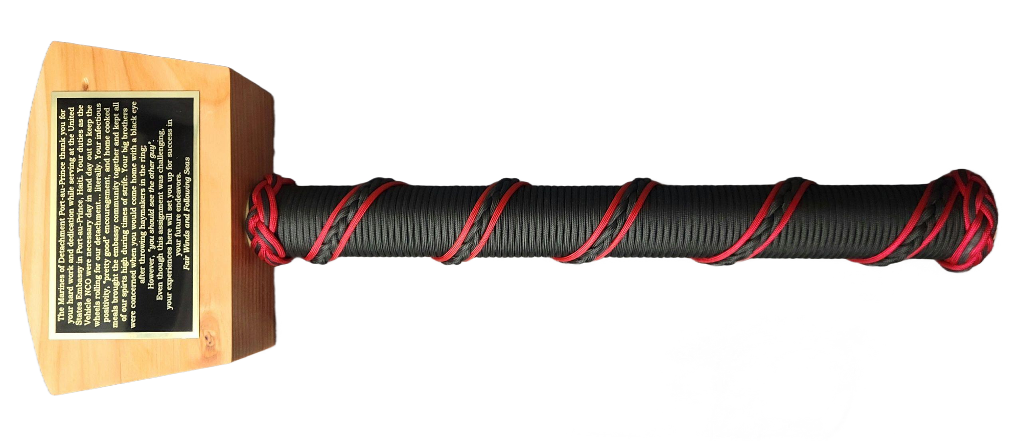 War Hammer, Black/Red Braid