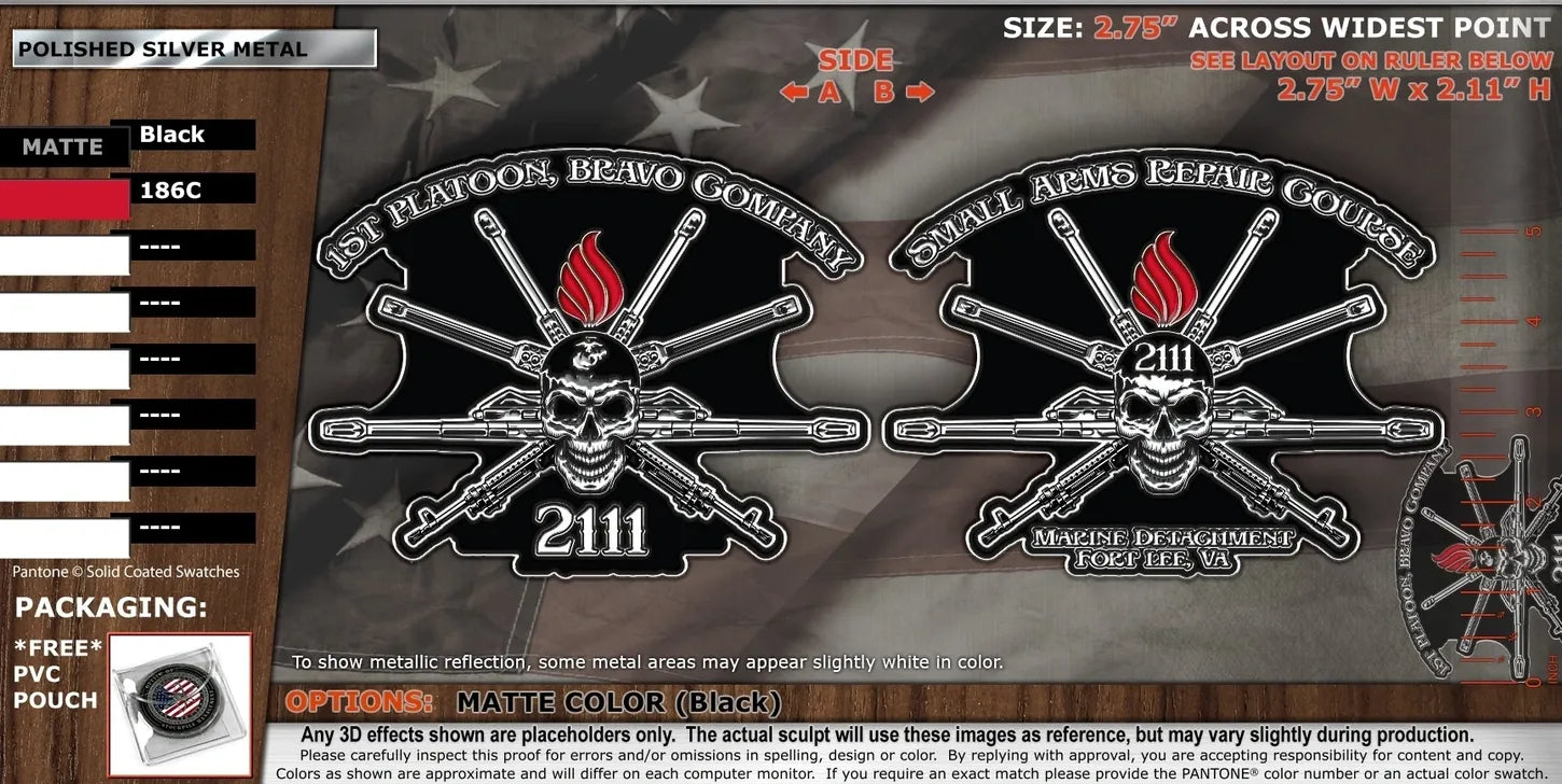 Small Arms Repair Course, Challenge Coin