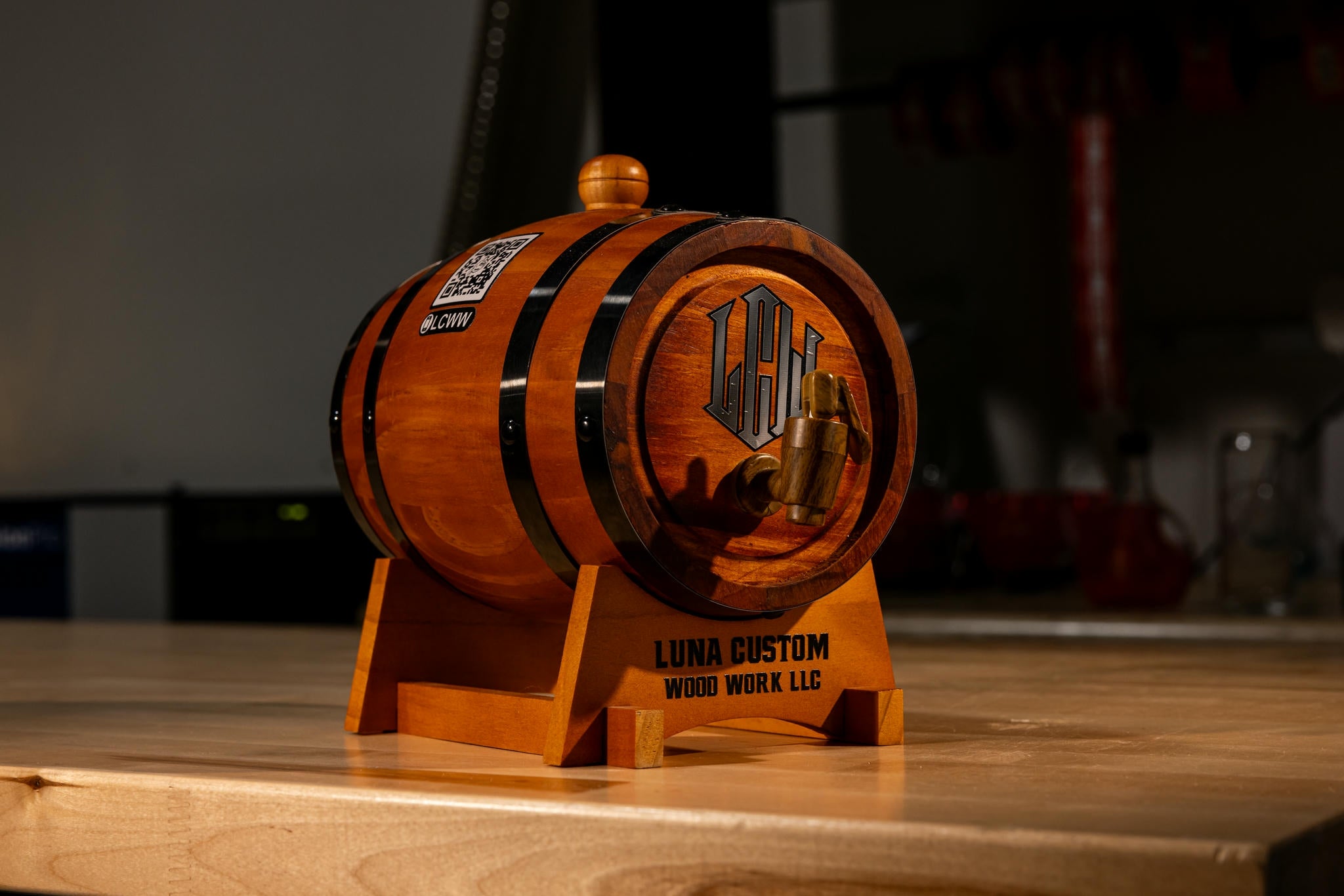 1.5L Mini Oak Wine Barrel