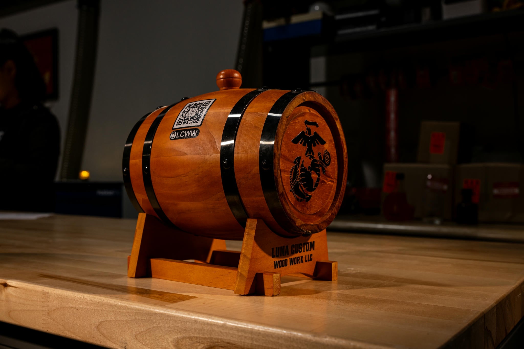 1.5L Mini Oak Wine Barrel