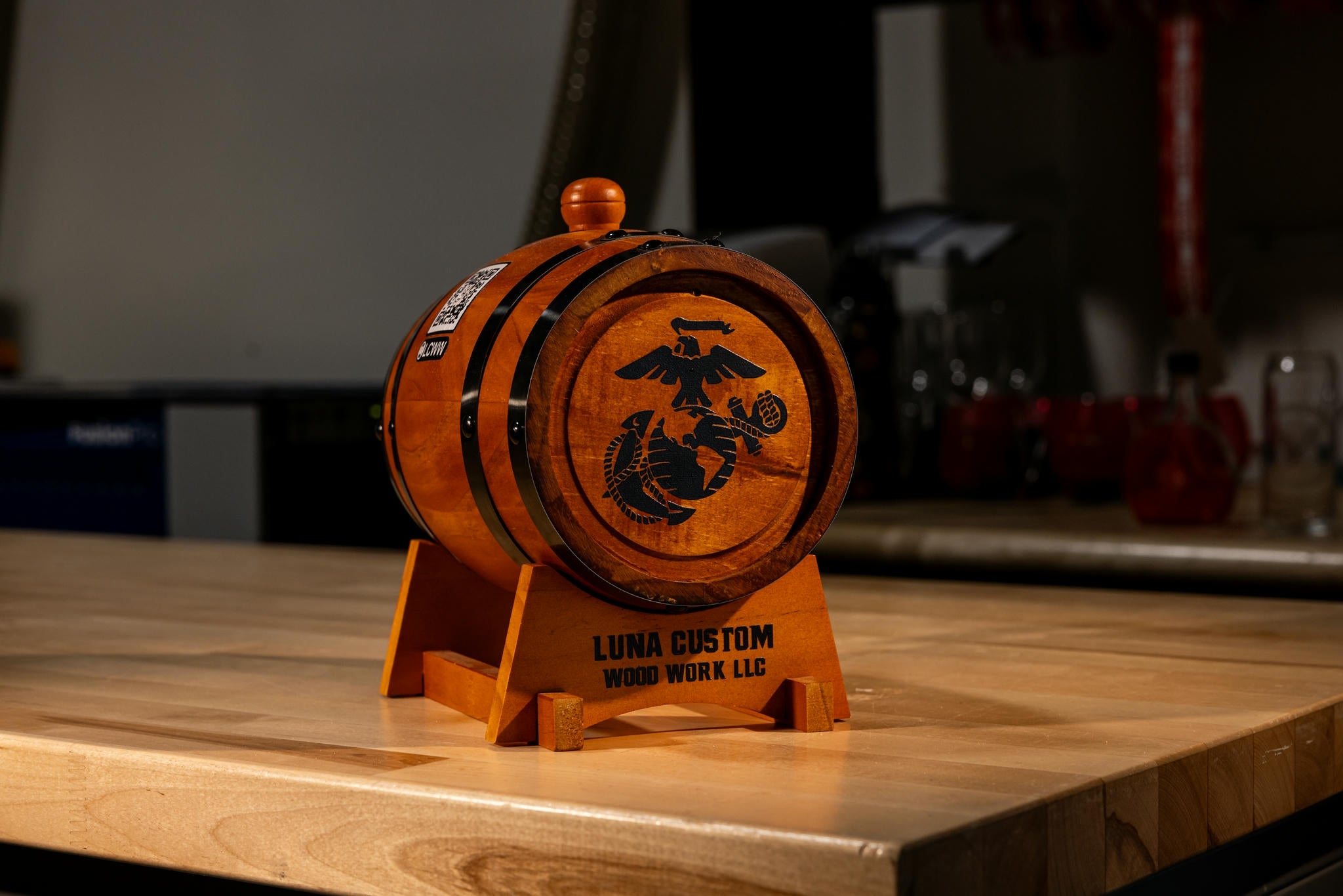 1.5L Mini Oak Wine Barrel