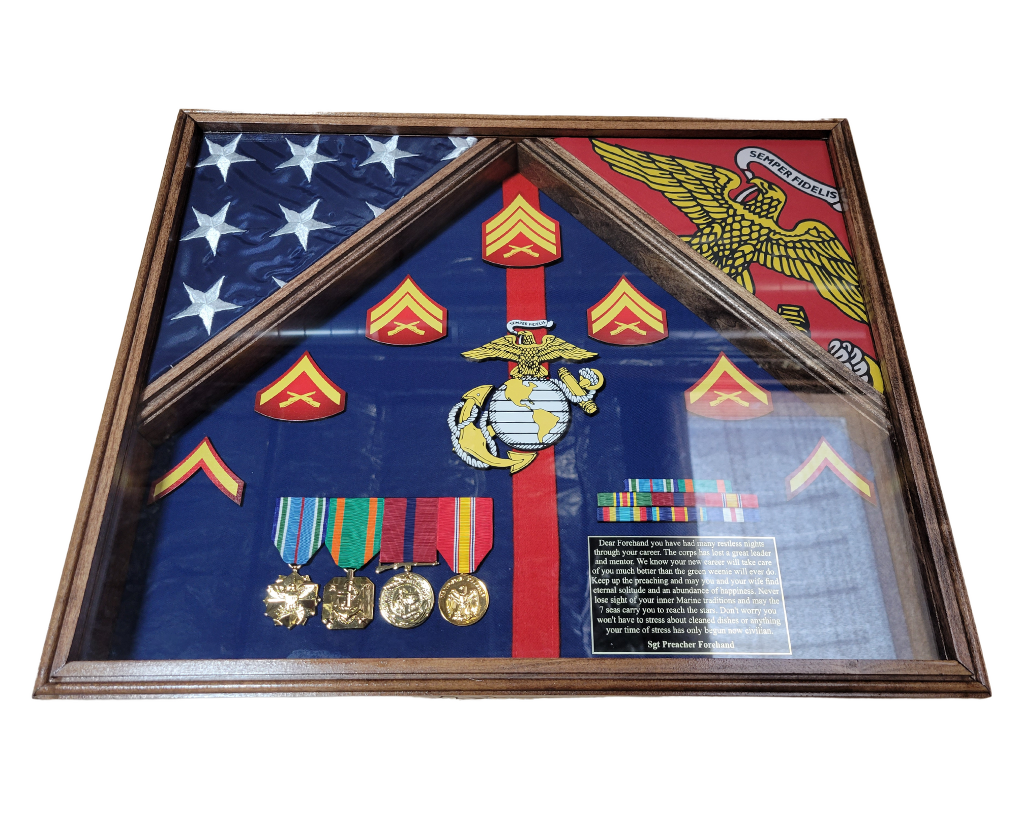 17 in x 21 in Custom Shadow Box