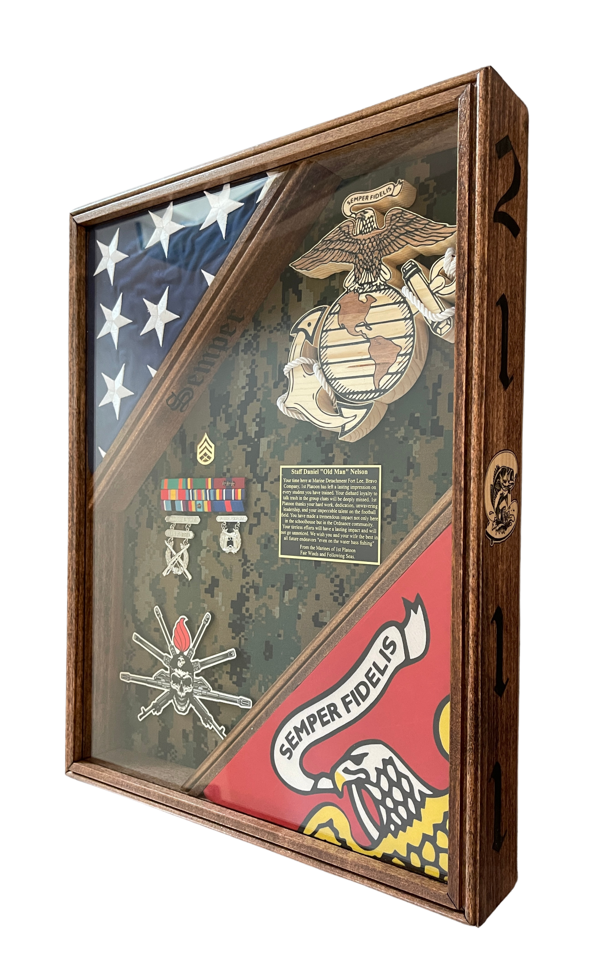 17 in x 21 in Custom Shadow Box