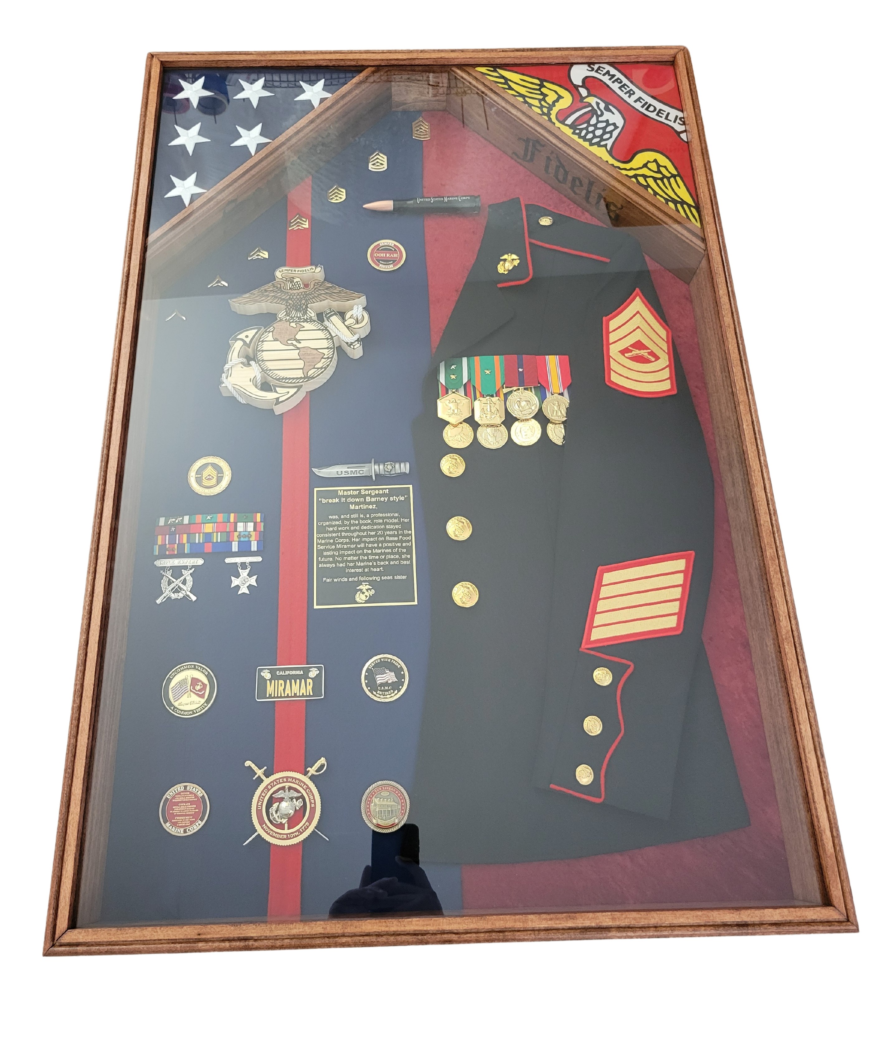 25 in x 37 in Custom Shadow Box