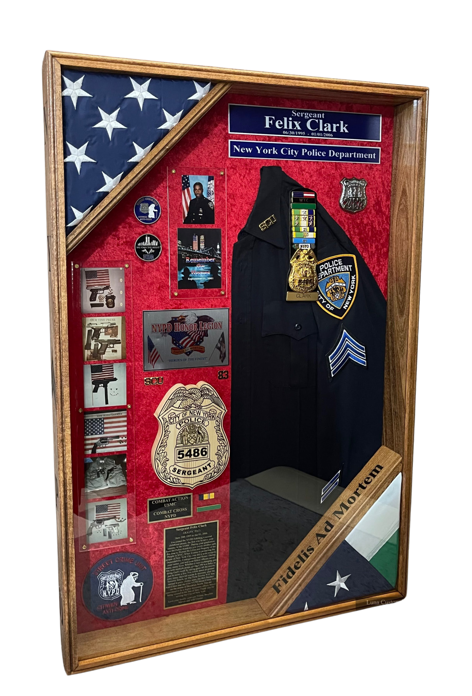 25 in x 37 in Custom Shadow Box