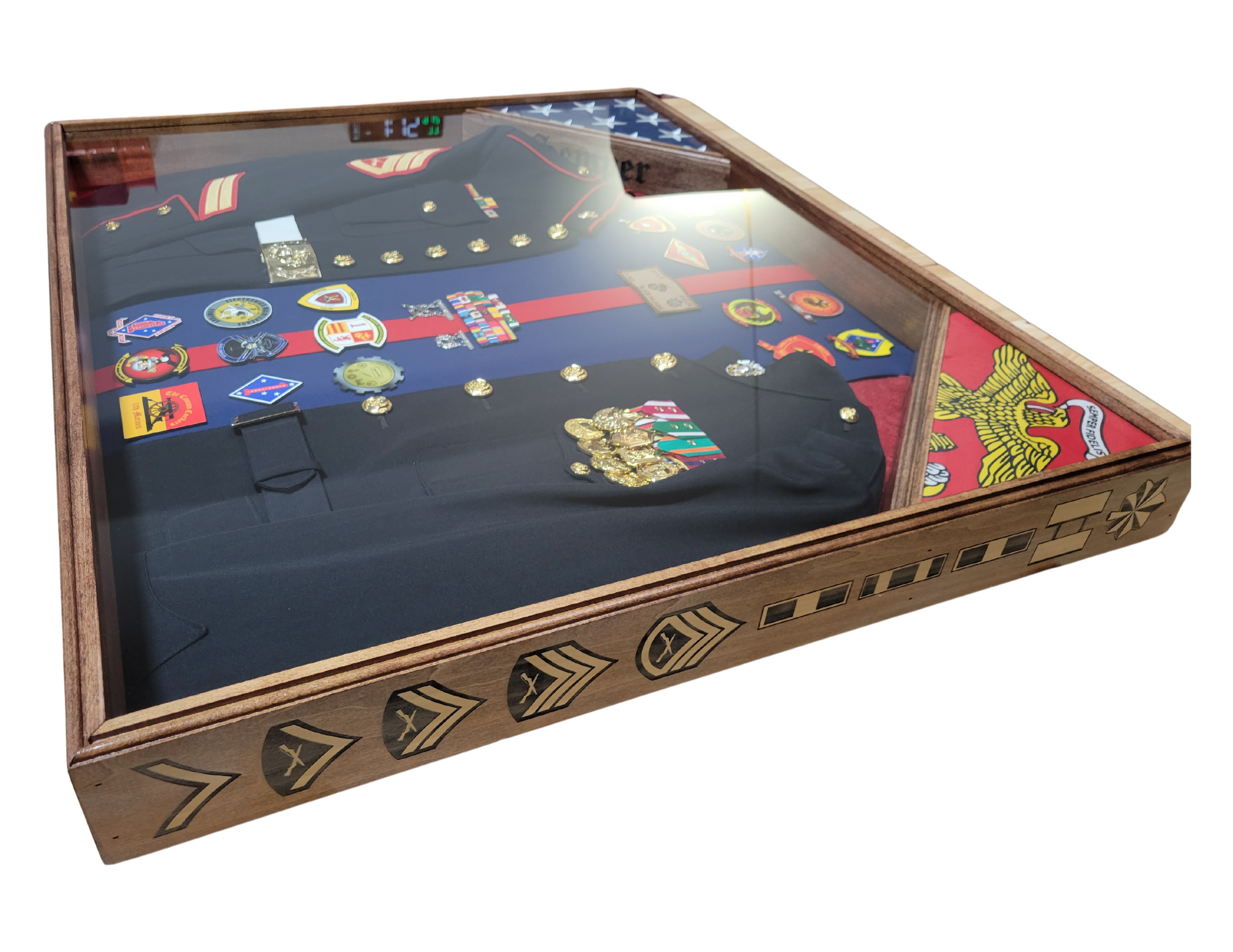 31 in x 37 in Custom Shadow Box