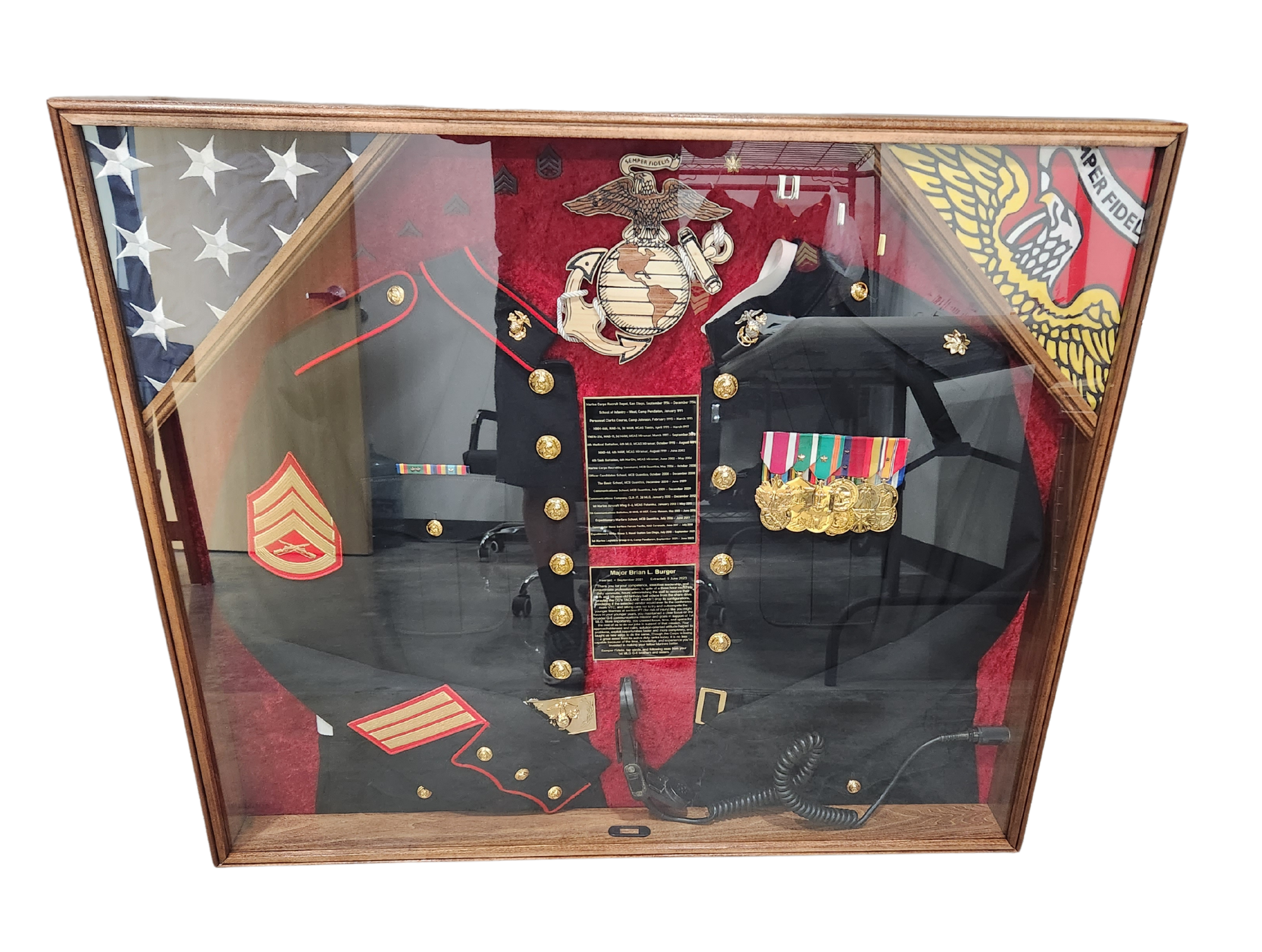 31 in x 37 in Custom Shadow Box