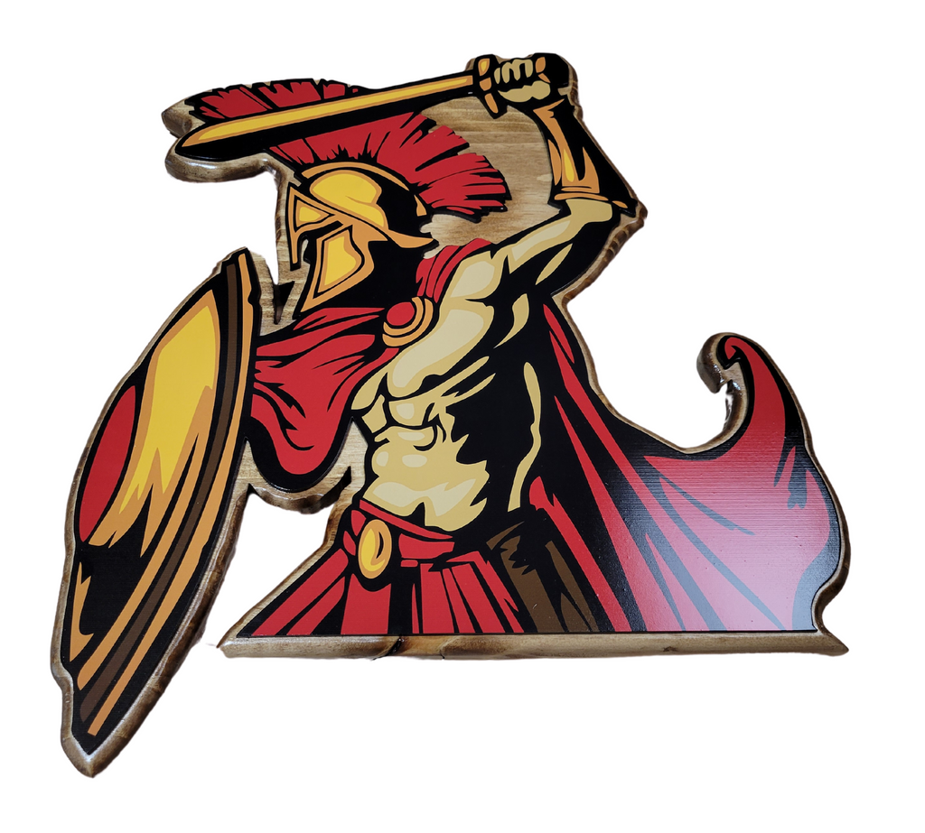 20in Spartan Plaque