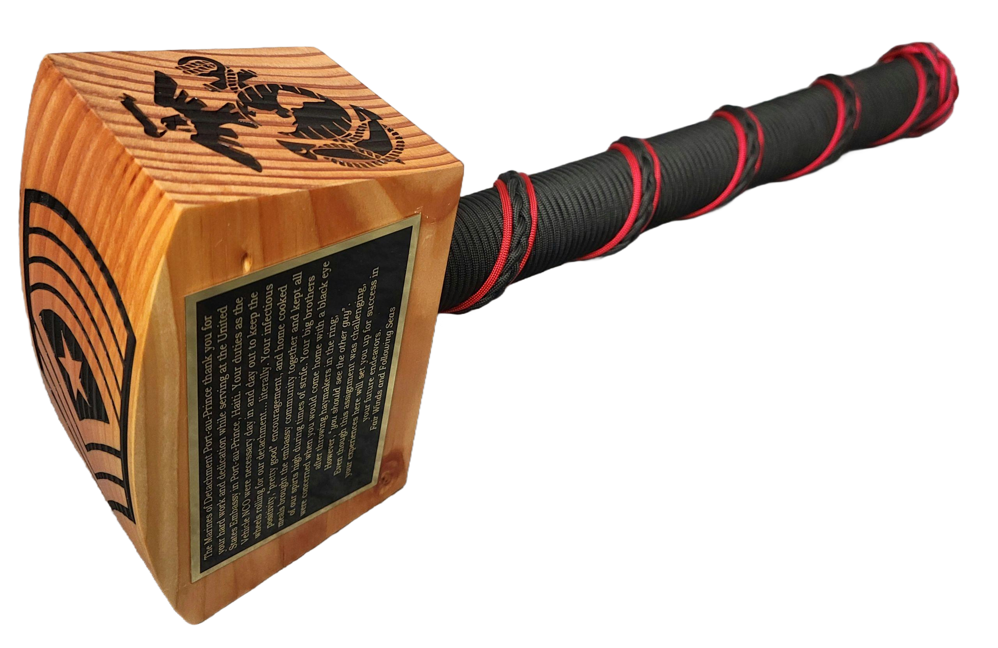 War Hammer, Black/Red Braid