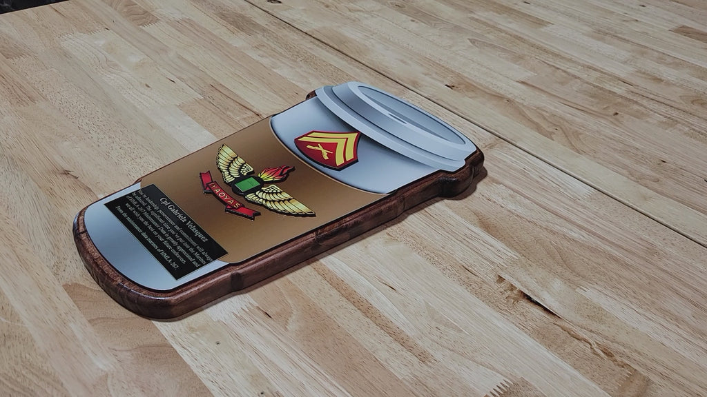 16in Coffee Cup Plaque