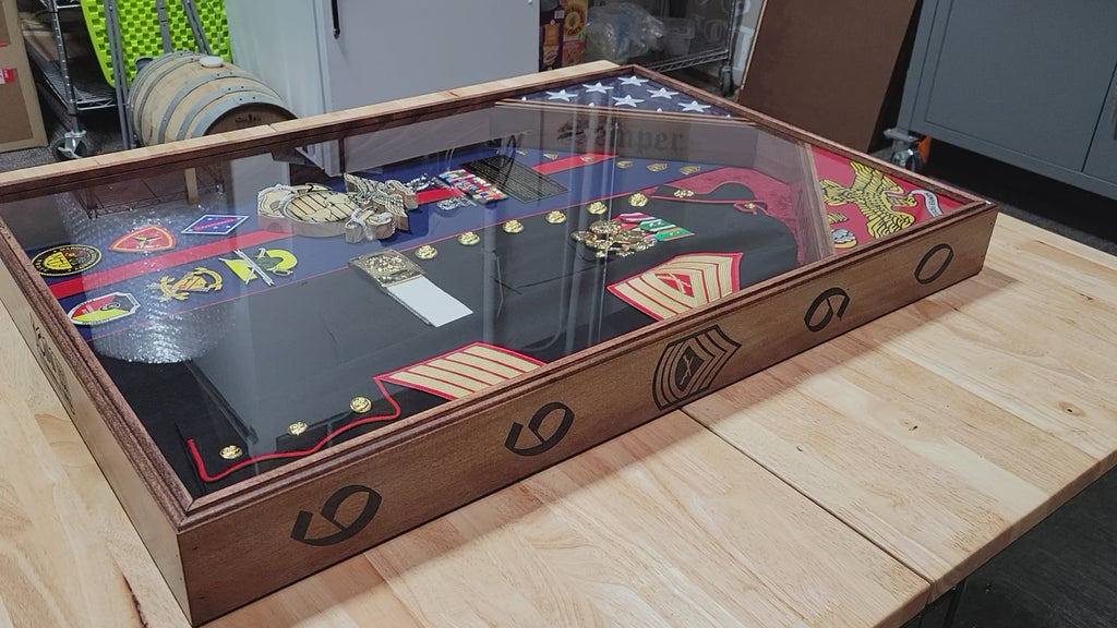 25 in x 37 in Custom Shadow Box