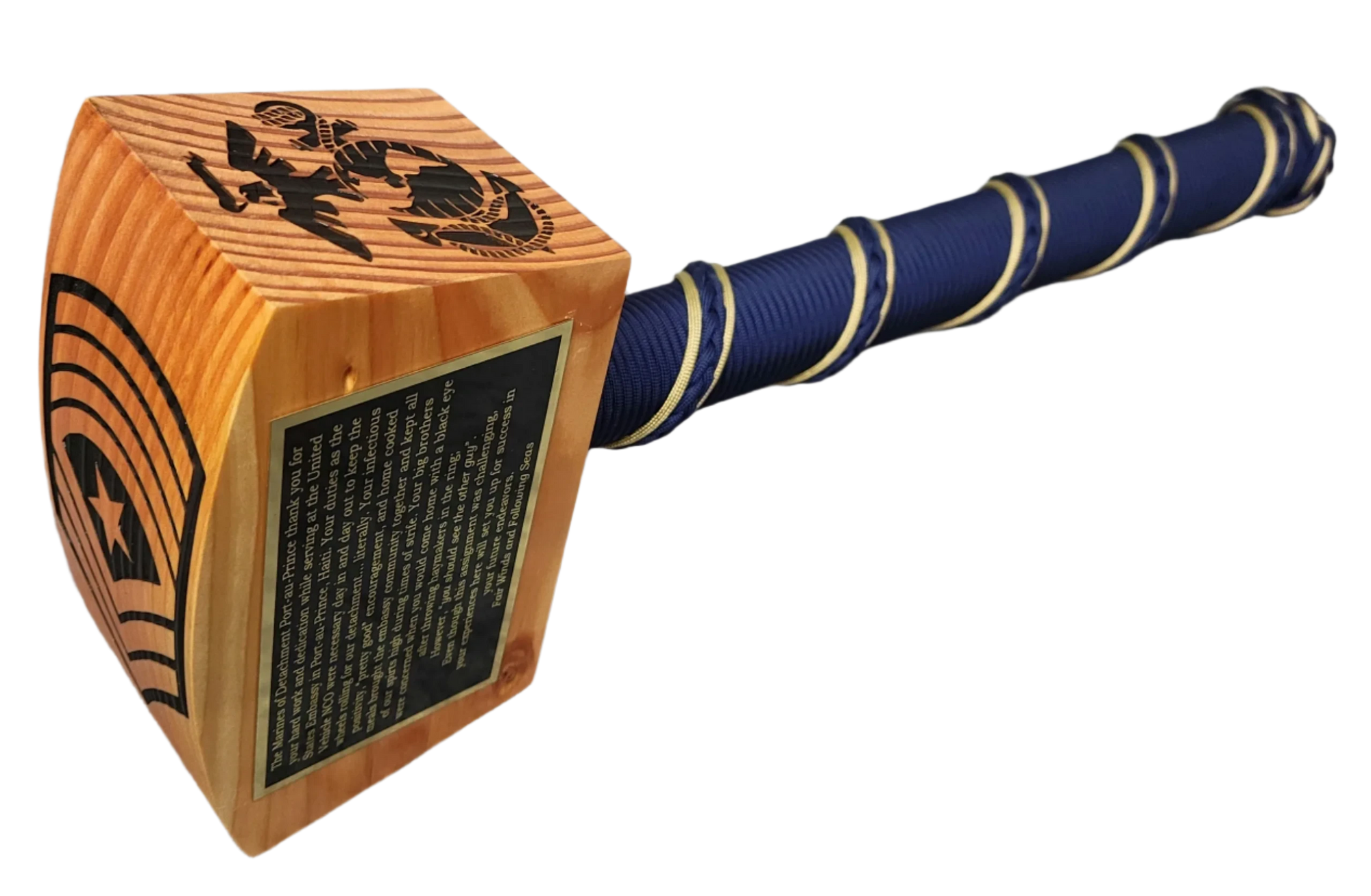 War Hammer, Navy Blue/Gold